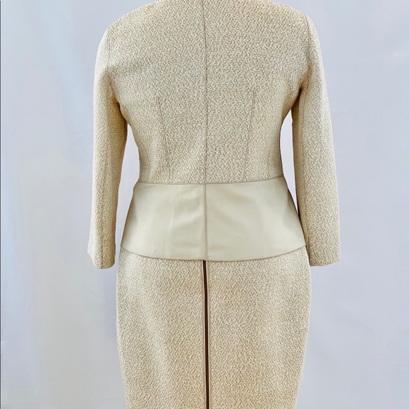LAYFAYETTE 148 ITALIAN LAMBSKIN COMBO JACKET - Picture 3 of 9
